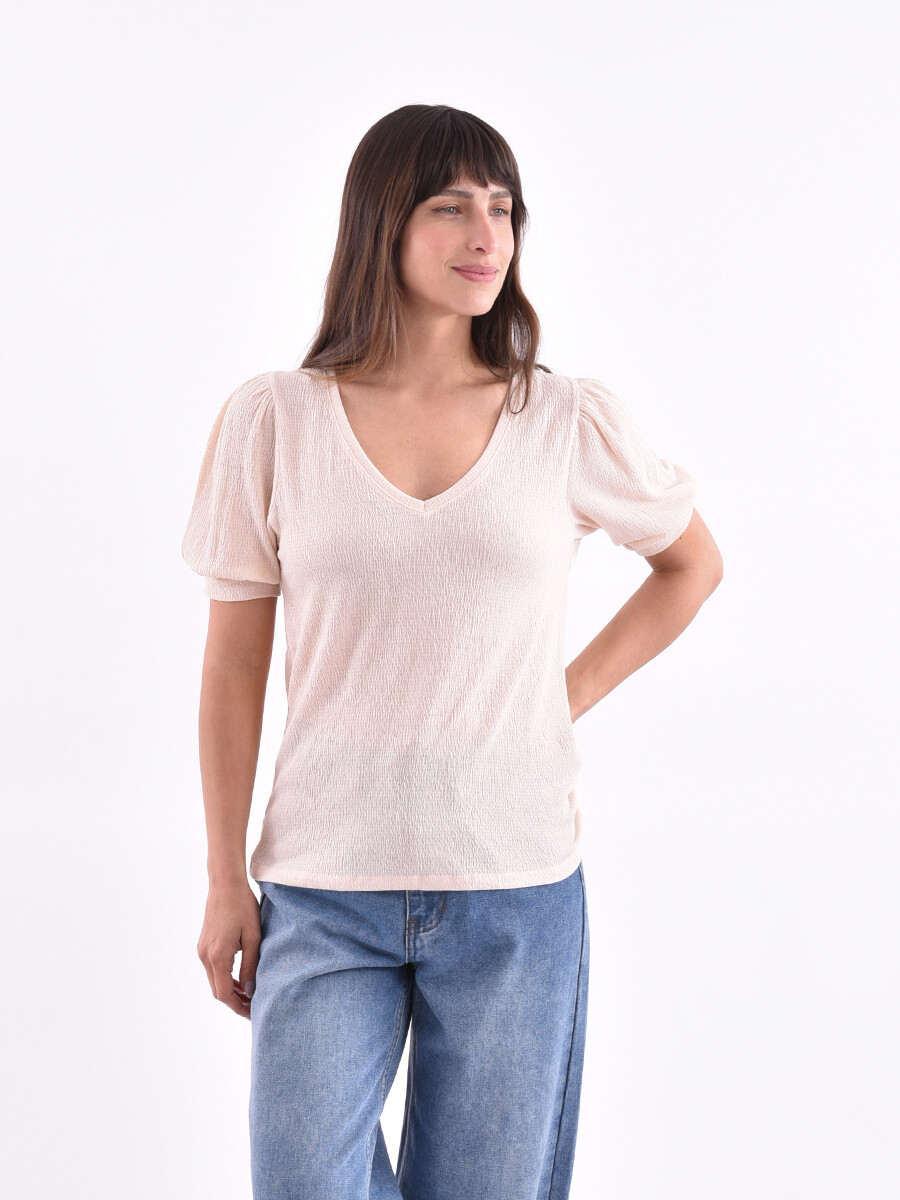 BLUSA LARA - CREMA 