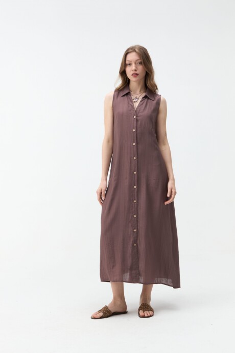 VESTIDO AVENIA Bordó