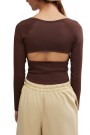 BAIL OUT LS LAYER Marron