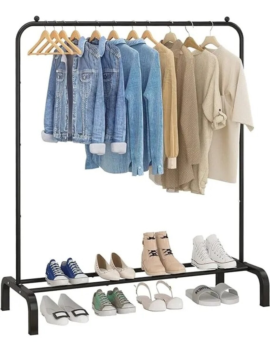 Perchero de Metal para Organización de Ropa y Perchas 