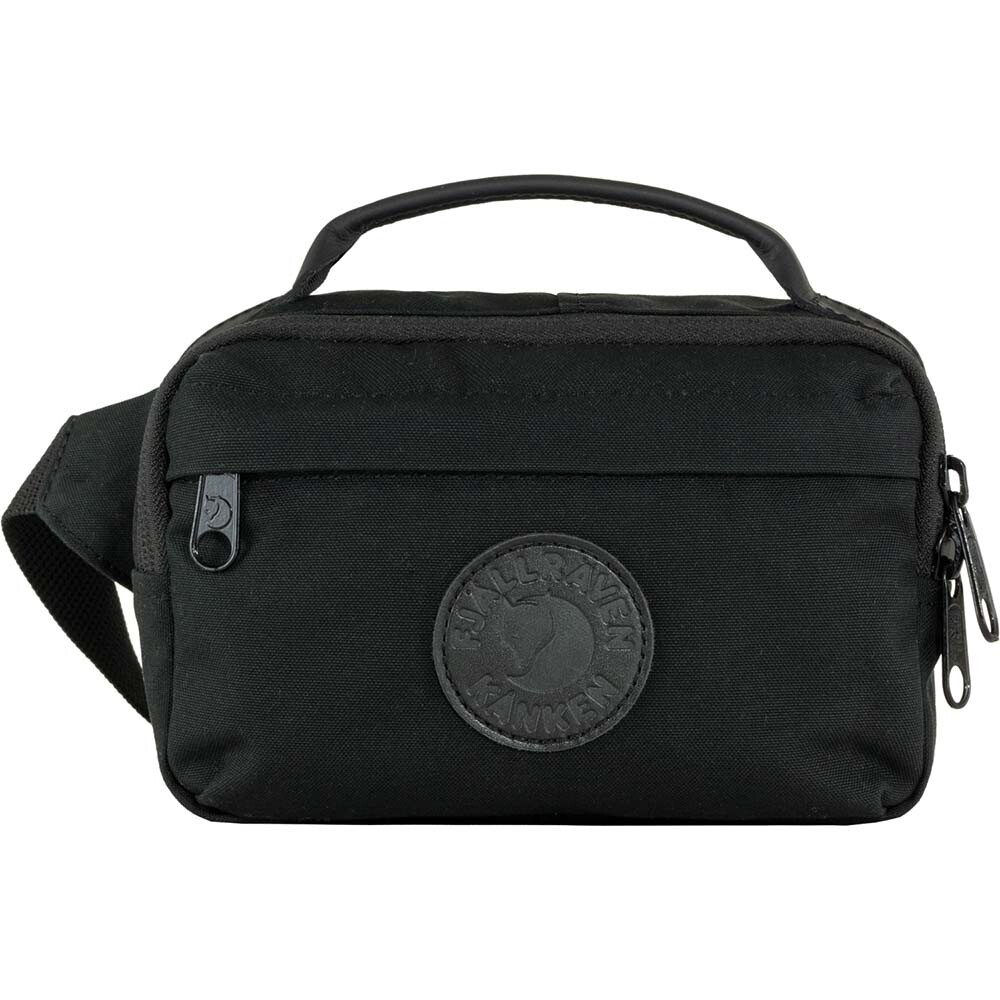Canguro Fjallraven Kanken No. 2 Black Hip Pack Unisex Black
