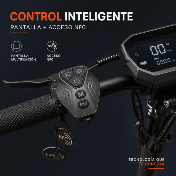 Scooter Monopatín Eléctrico Gogreen Punch Motor 1000w 60km/h Color Negro
