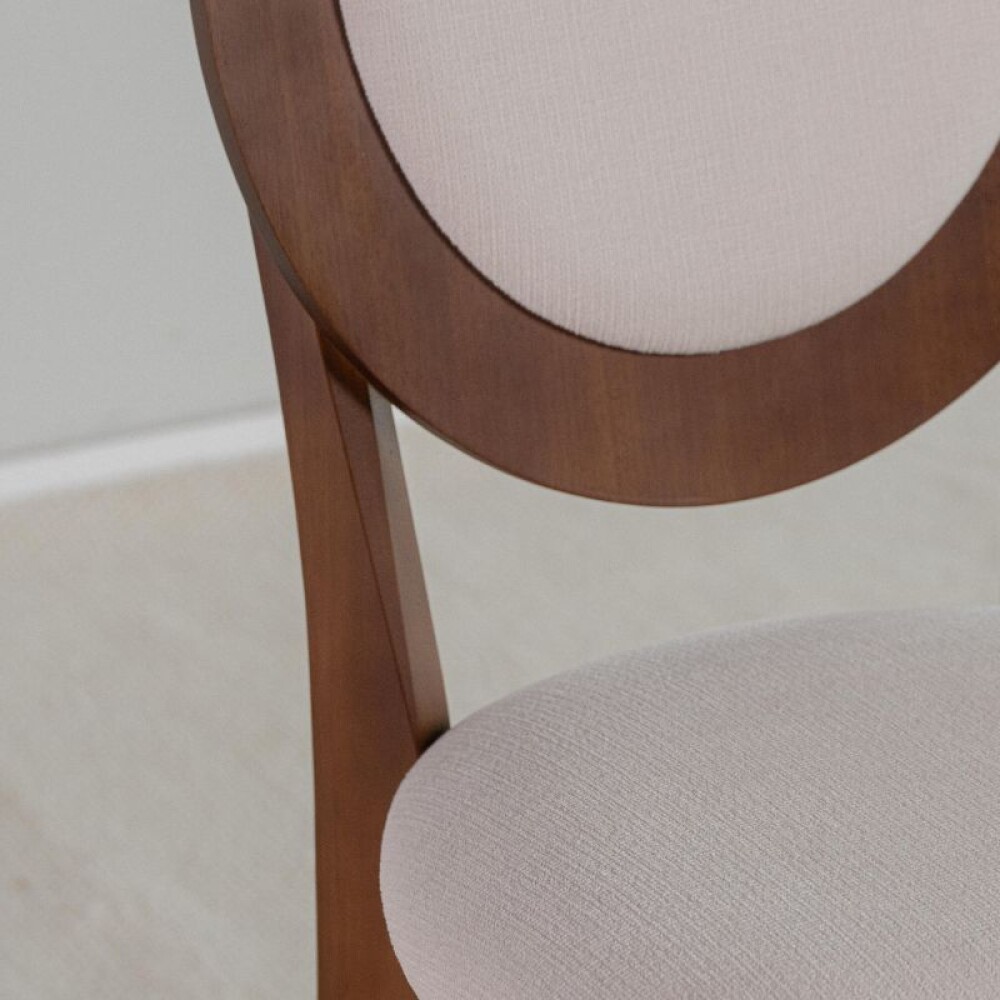 Silla Medallón Natural / crudo