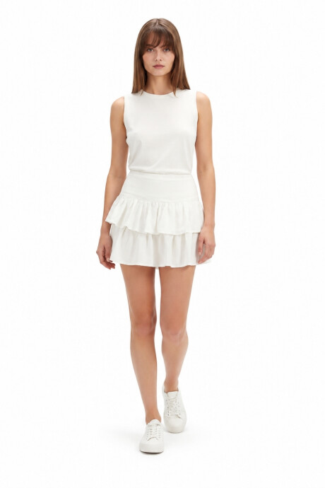 Falda Tuaria Marfil / Off White