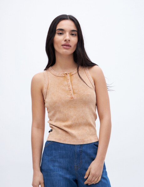 Musculosa Doris Camel