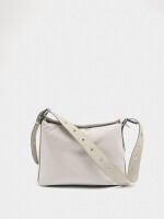 Bolso De Hombro Liso De Nylon gris