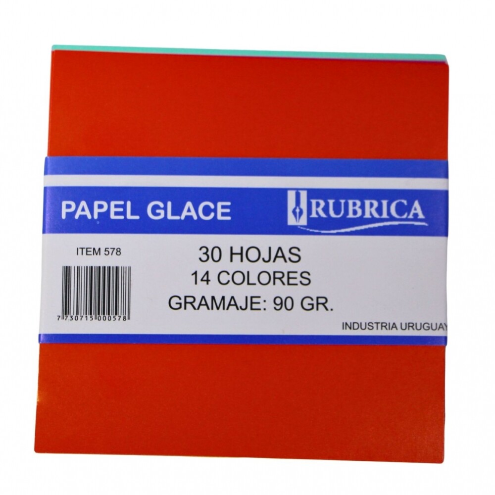 PAPEL GLACE MAZO X 30 HOJAS PAPEL GLACE MAZO X 30 HOJAS
