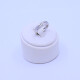 Anillo oro 18k blanco con brillantes engarce carril. Anillo oro 18k blanco con brillantes engarce carril.