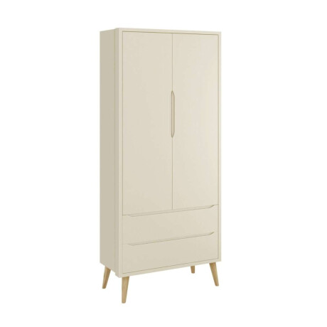 Ropero 2 Puertas 2 Cajones infantil Theo Gris