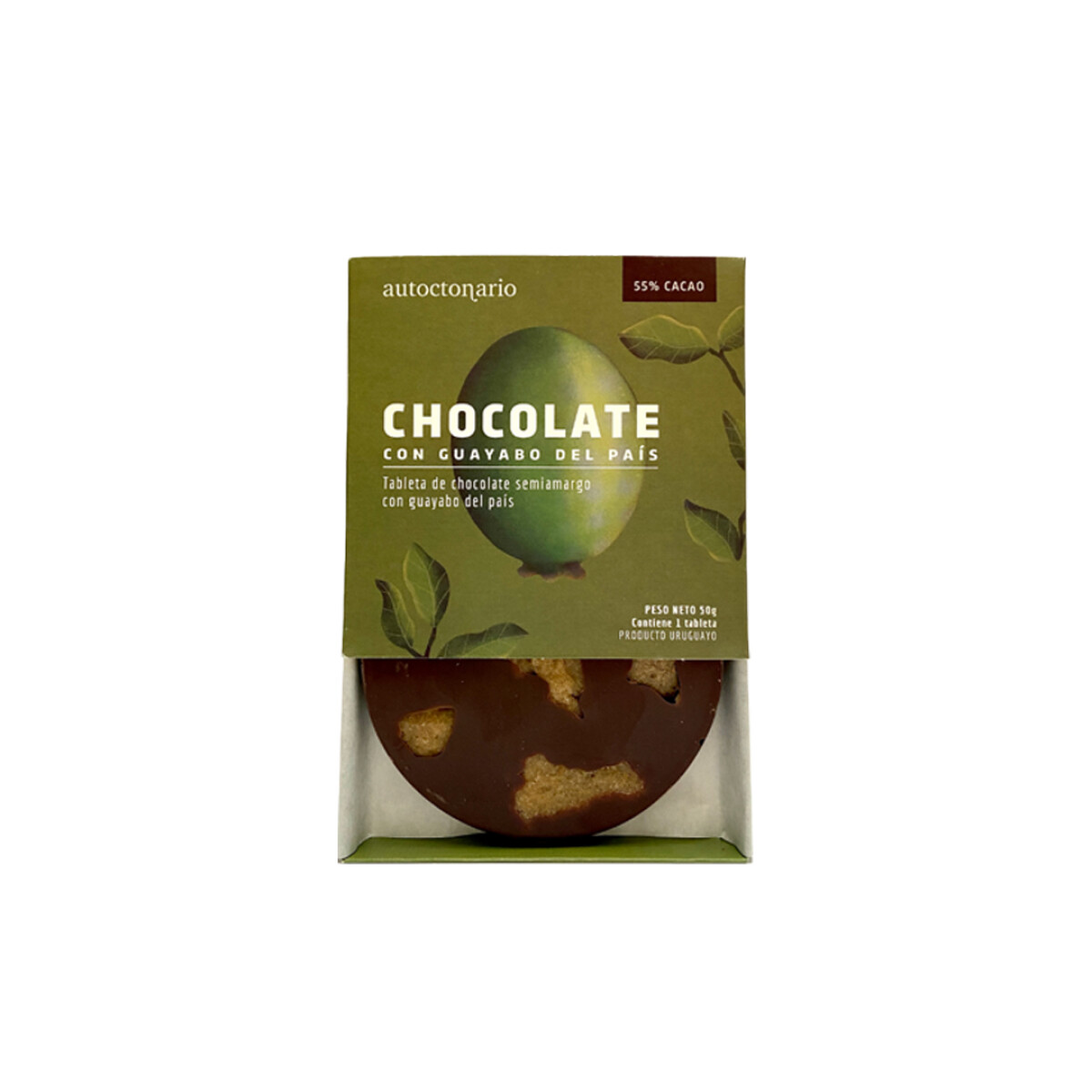 Chocolate Con Guayabo 55% Cacao Autoctonario 