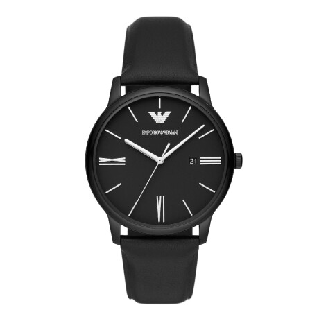 Reloj EMPORIO ARMANI MINIMALIST Cuero Negro Esfera 42mm 0