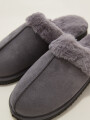 Pantuflas Pantusi Gris Medio