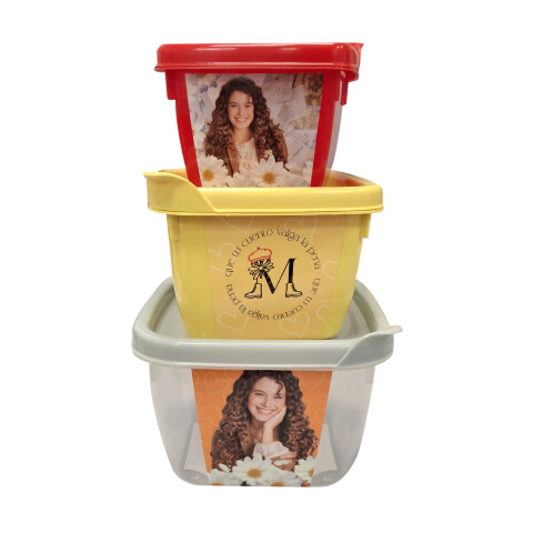 Pack x 3 Recipientes Margarita U