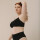 Vedetina Gracia – Algodón suave con faja en cintura, calce delicado Negro