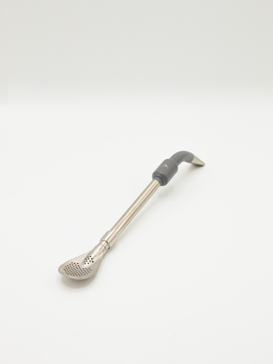Bombilla de Acero inoxidable C/Protección Térmica - Gris 
