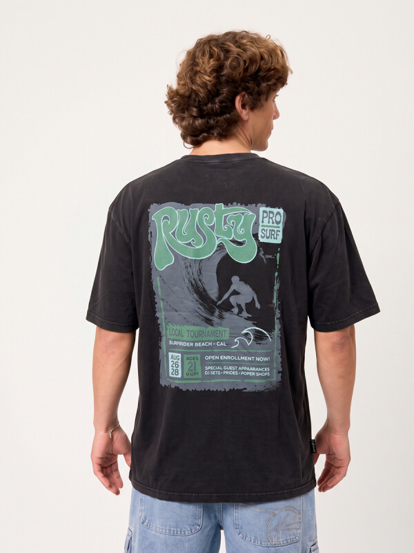 T-SHIRT OCEANA RUSTY Negro