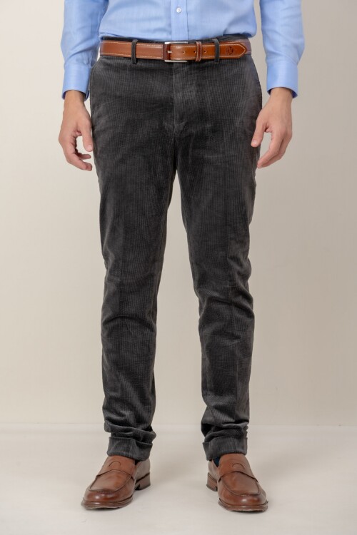 Pantalón Corduroy Gris