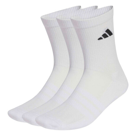 Medias Sportswear 3 Stripes 3 Pack Unisex Blanco