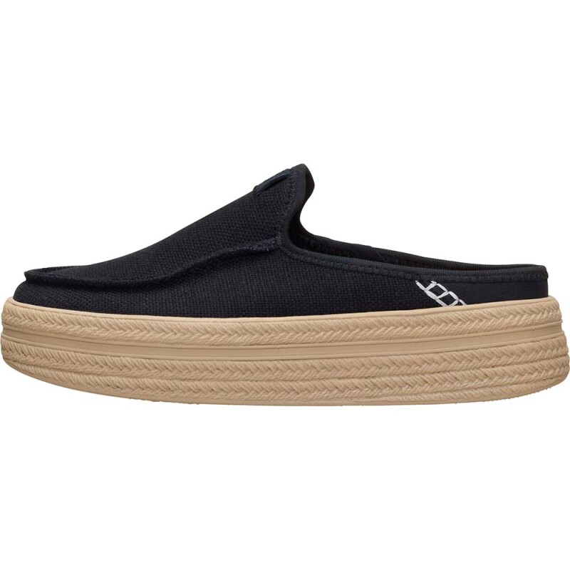 Austin Lift Espadrille Woven Black
