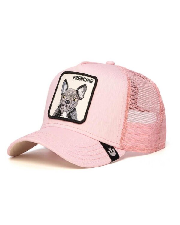 Gorra Goorin Bros Trucker Baseball - The Frenchie Bulldog Rosa