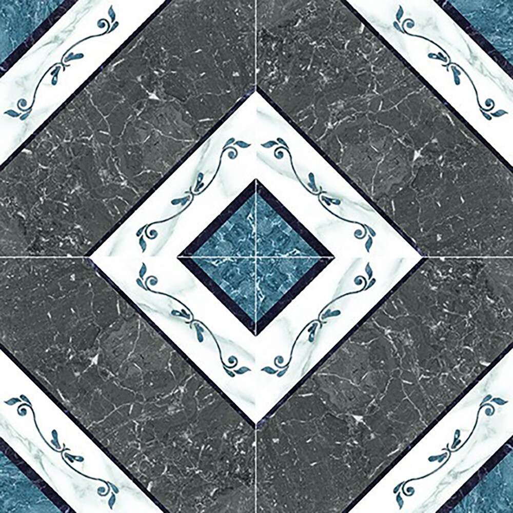 CERÁMICA PARA PISO VASCO AZUL "A" 36X36 CM Cerámica Para Piso Vasco Azul "a" 36x36 Cm