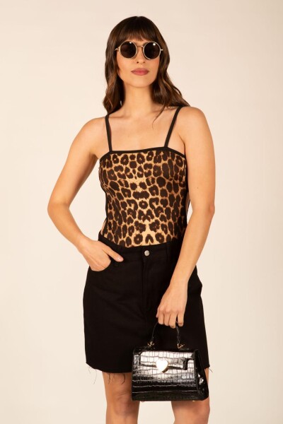 Body Malva Leopardo