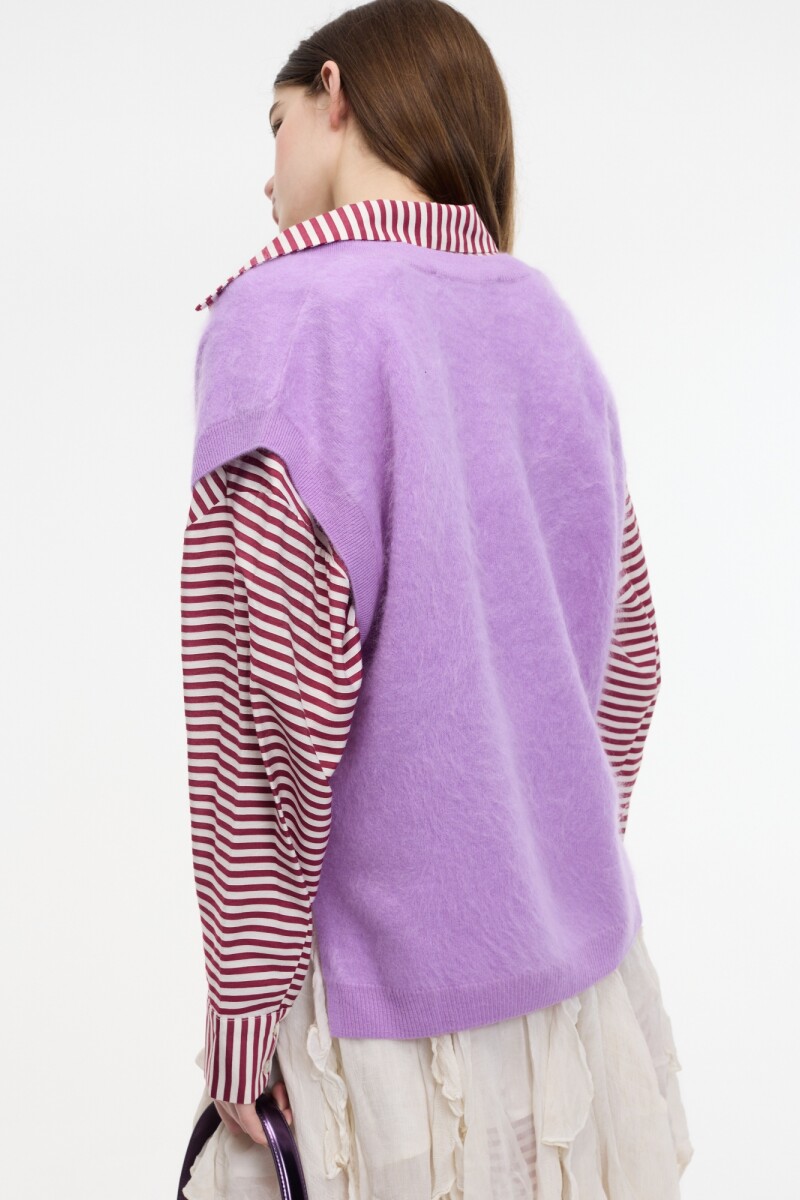 SWEATER SIN MANGAS Violeta