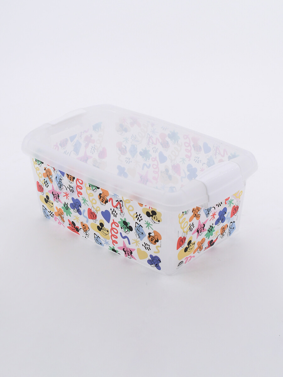 CAJA ORGANIZADORA MICKEY - TRANSPARENTE 