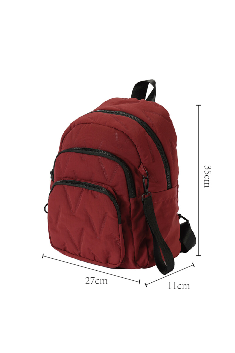 Mochila Aurora Bordeaux
