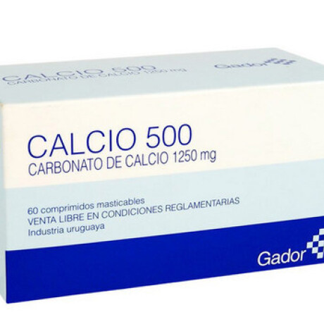 Calcio Gador 500mg 60 Comprimidos Calcio Gador 500mg 60 Comprimidos