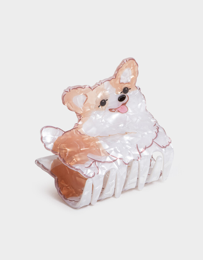 Hebillas Infantiles Animalito Broche Acrílico Animalito - Combinacion Bicolor