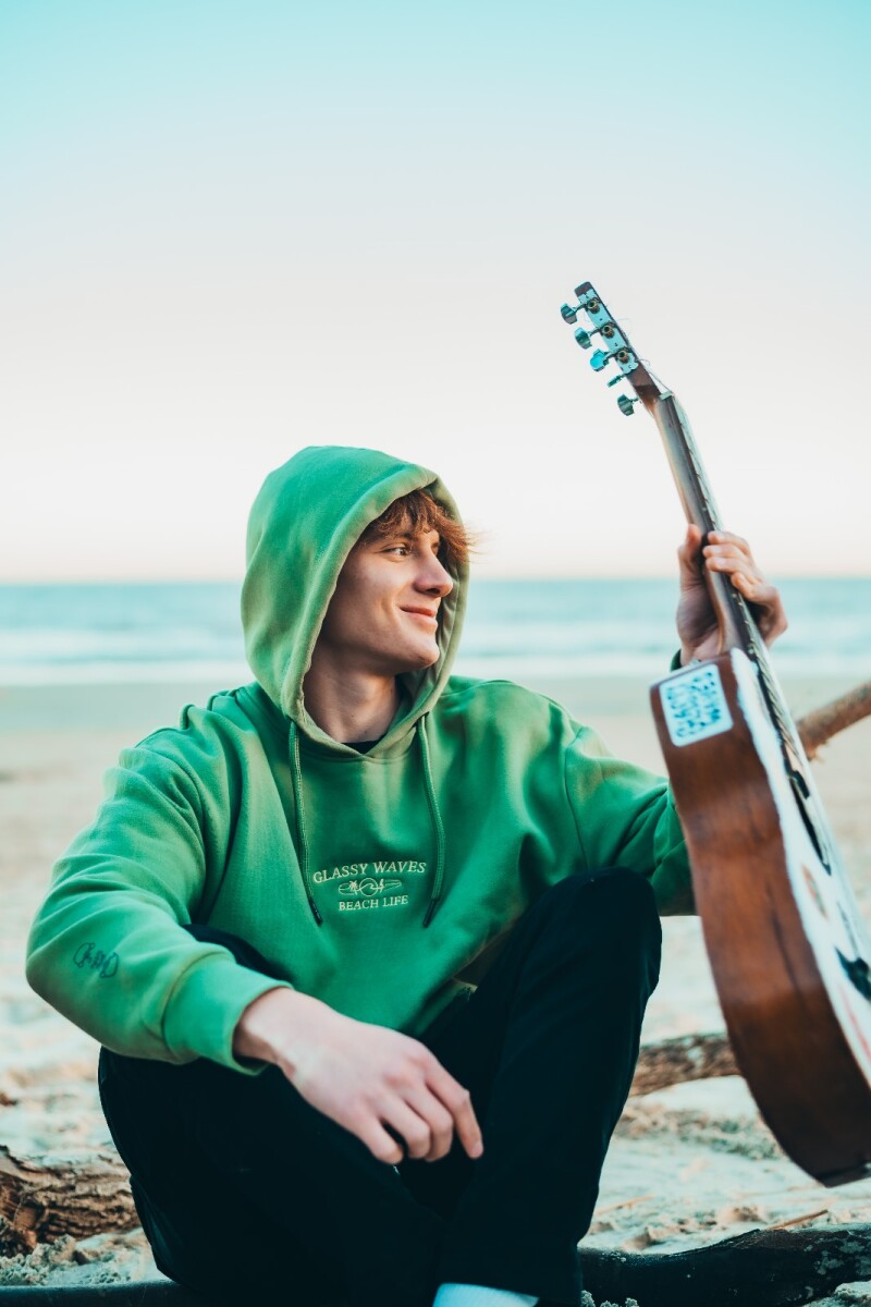 Hoodie Company Over Fit / Verde U