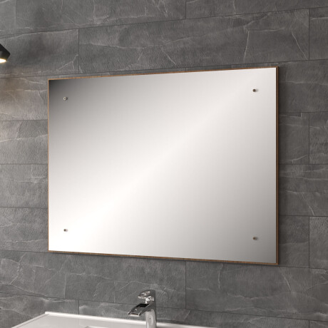 ESPEJO DE BAÑO 80 CM MDF BLANCO ONTARIO