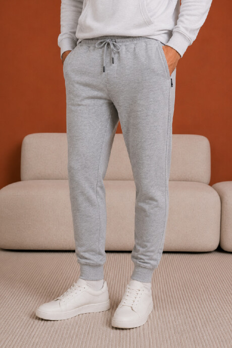 Pantalón Felpa Oliver Gris