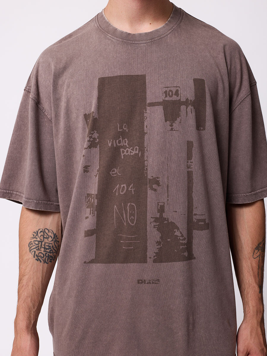 T-SHIRT RABLIM DIXIE Chocolate