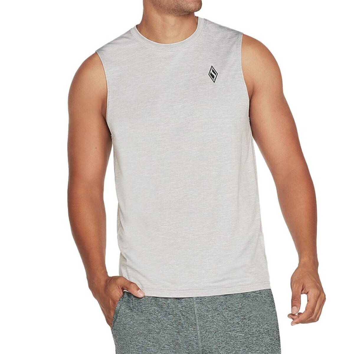 Musculosa Skechers On The Road - Gris 