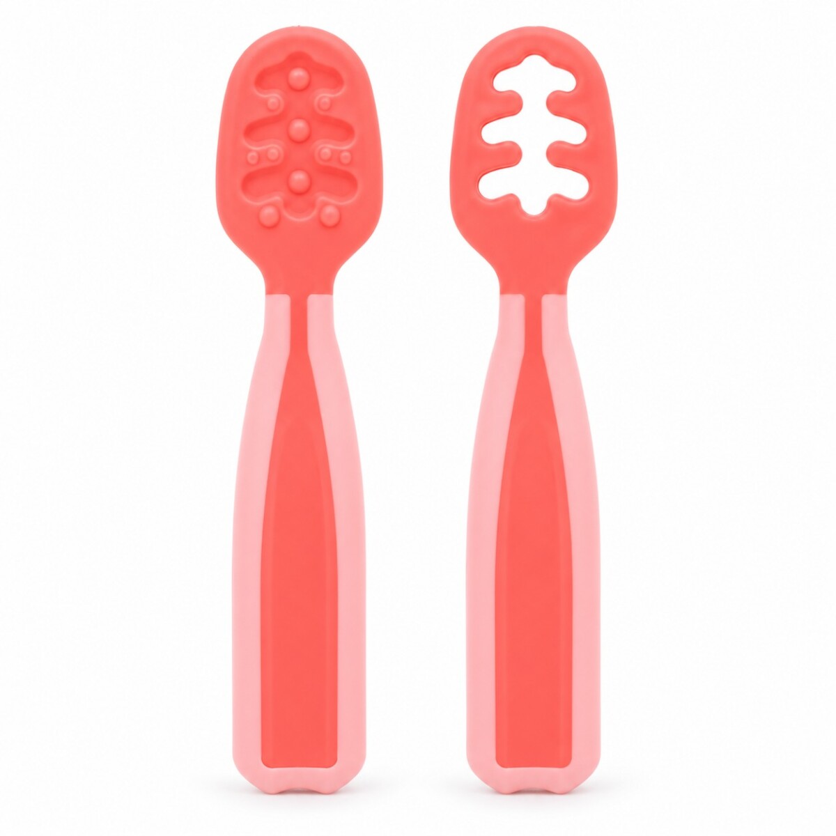 Set cubiertos BLW BUBA - rosa pastel 