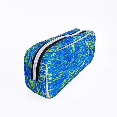OUTLET Cartuchera rectangular diseño jaspeado 21*10*6 cm Outlet Cartuchera Rectangular Diseño Jaspeado 21*10*6 Cm