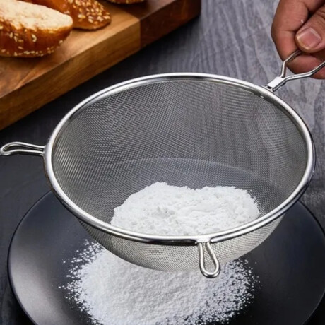 Colador Doble Malla de Acero Inoxidable 20 cm Concasse Colador Doble Malla de Acero Inoxidable 20 cm Concasse