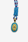 Collar de cuerda Azul