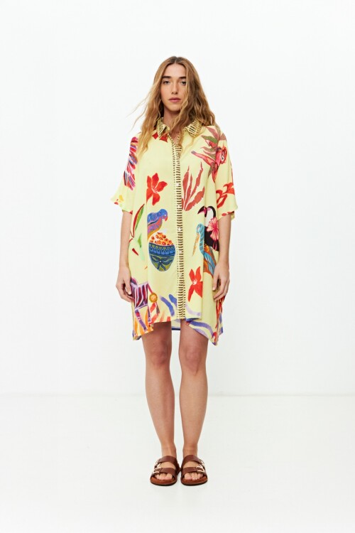 Túnica jungla amarillo