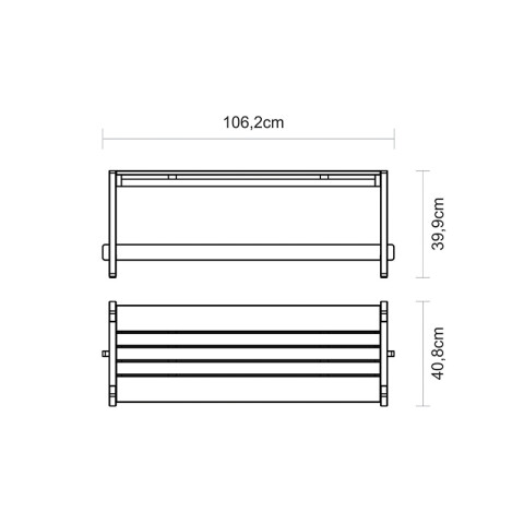 Banco funcional "VERONA" -TRAMONTINA TB7096