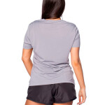 Fila Remera manga corta Basic train ii Mujer - Gris/Blanco Gris-Blanco