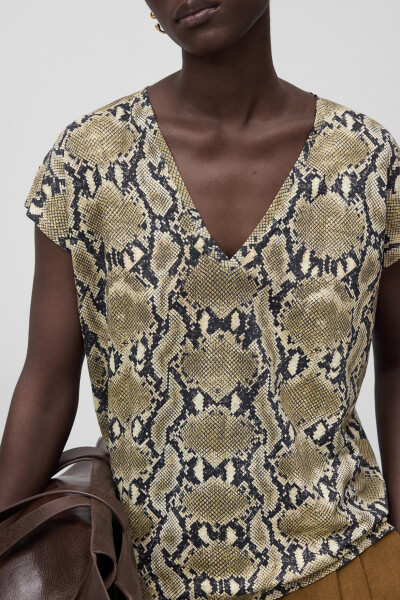 CAMISETA SERPIENTE Crudo