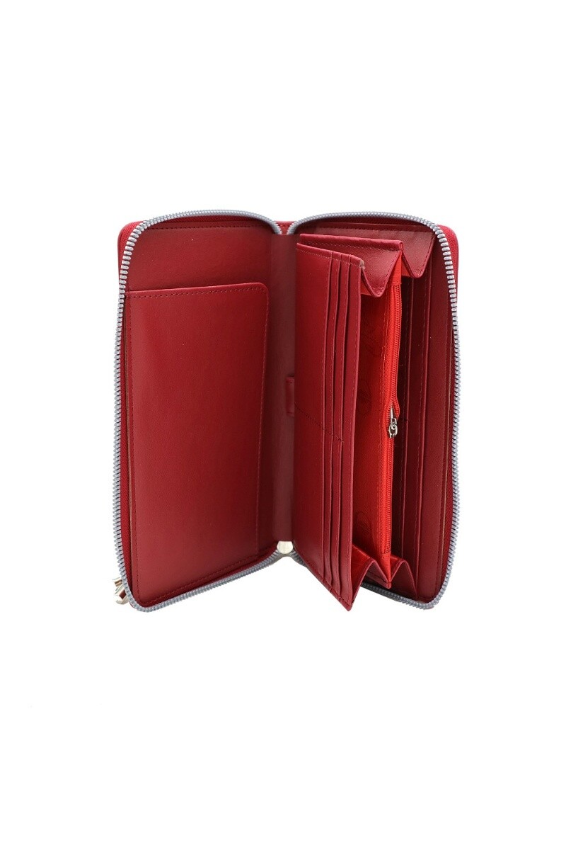 Billetera Las Oreiro Rojo