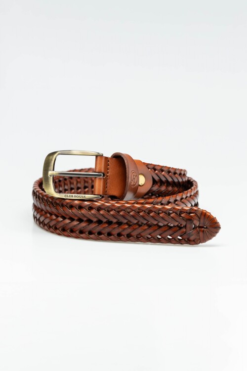 Cinto cuero doble trenza Cinto cuero doble trenza
