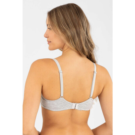 Soutien prefromado copa b&c azucena Gris melange