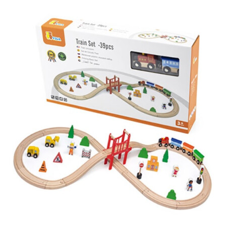 VIGA - TRAIN SET 39 PCS VIGA - TRAIN SET 39 PCS