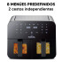 Freidora Sin Aceite Digital Doble Cesto 9 L Punktal Pk-909 Fd FREIDORA SIN ACEITE PUNKTAL PK-909FD