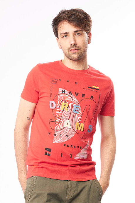 T-SHIRT TOMKI Rojo